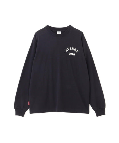 《AVIREX × 《PEANUTS》長袖T恤 "飛行王牌"