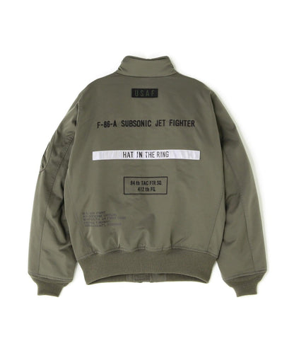 《直營店限定》STENCIL JKT "HAT IN THE RING"/印花夾克