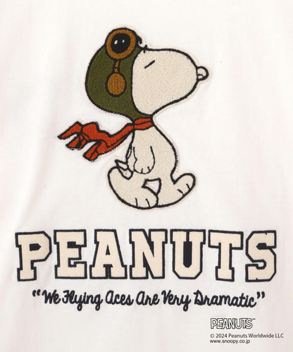 《AVIREX × 《PEANUTS》長袖T恤 "飛行王牌"