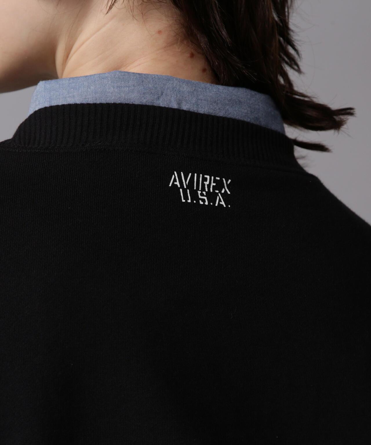 《DAILY/日常》圓領長袖衛衣 / 圓領長袖衛衣 / AVIREX / 阿維雷