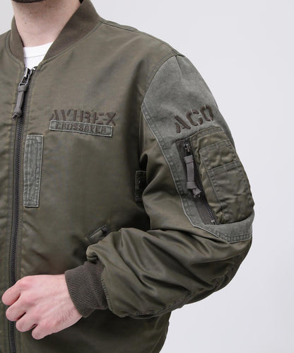 《CROSSOVER》褪色 MA-1  / 褪色 MA-1  / AVIREX / 阿維雷克斯