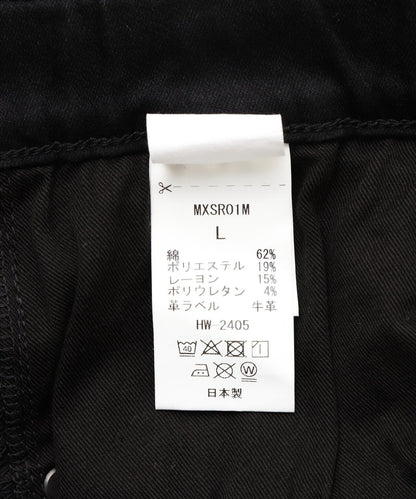 SURT(薩特)黑色 塗料牛仔褲
