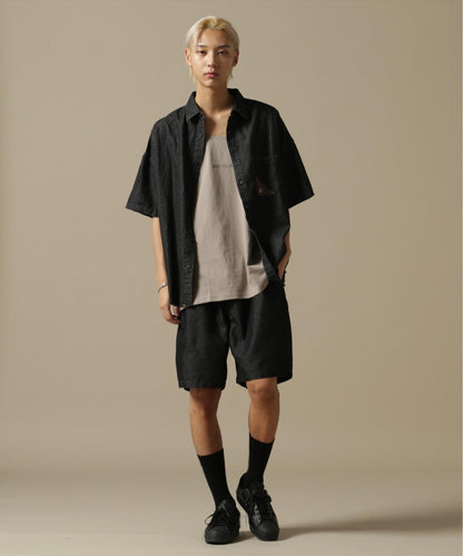 【&DEPOT限定】白色貓頭鷹牛仔短褲