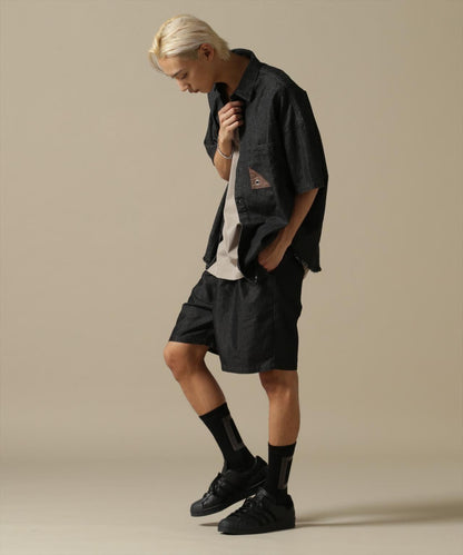 【&DEPOT限定】白色貓頭鷹牛仔短褲
