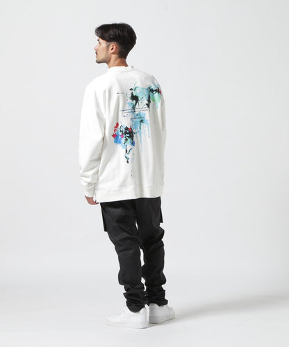 【&DEPOT限定】A4A/艾弗艾/SPLASH SWEAT CREWNECK/圓領衛衣