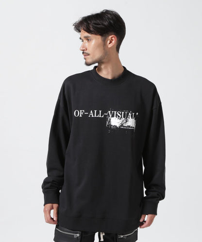 【&DEPOT限定】A4A/艾弗艾/SPLASH SWEAT CREWNECK/圓領衛衣