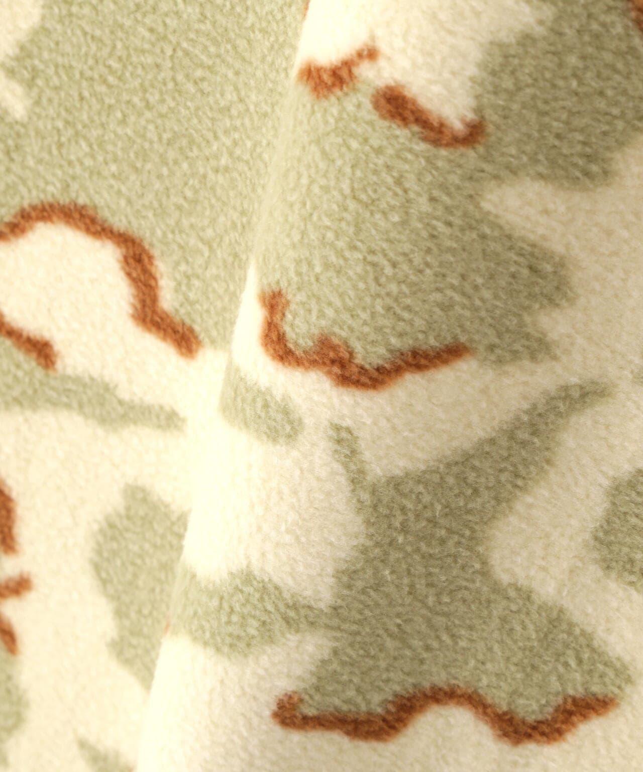 《直營店限定》可逆式迷彩羊毛背心 / 可逆式羊毛