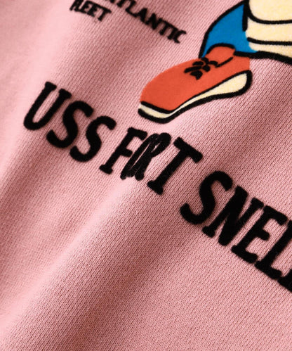 《&DEPOT限定》USS FORT SNELLING拉鍊連帽衛衣
