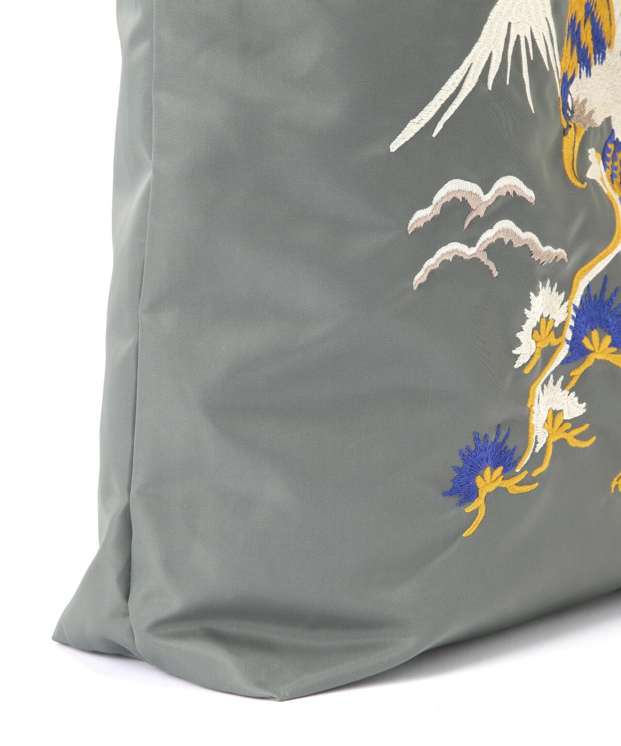 《直營店限定》日式刺繡托特包