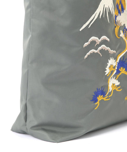 《直營店限定》日式刺繡托特包