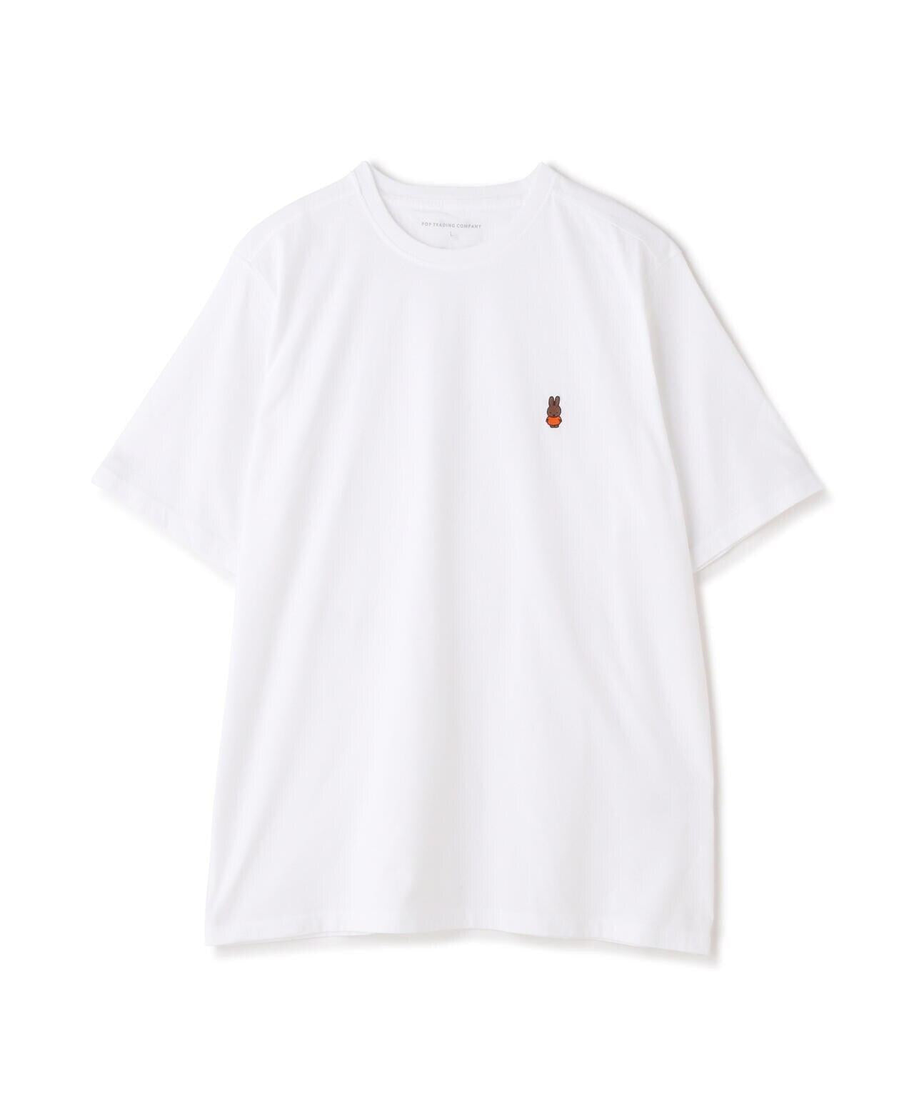 POP TRADING COMPANY/Pop & Miffy 刺繡T恤