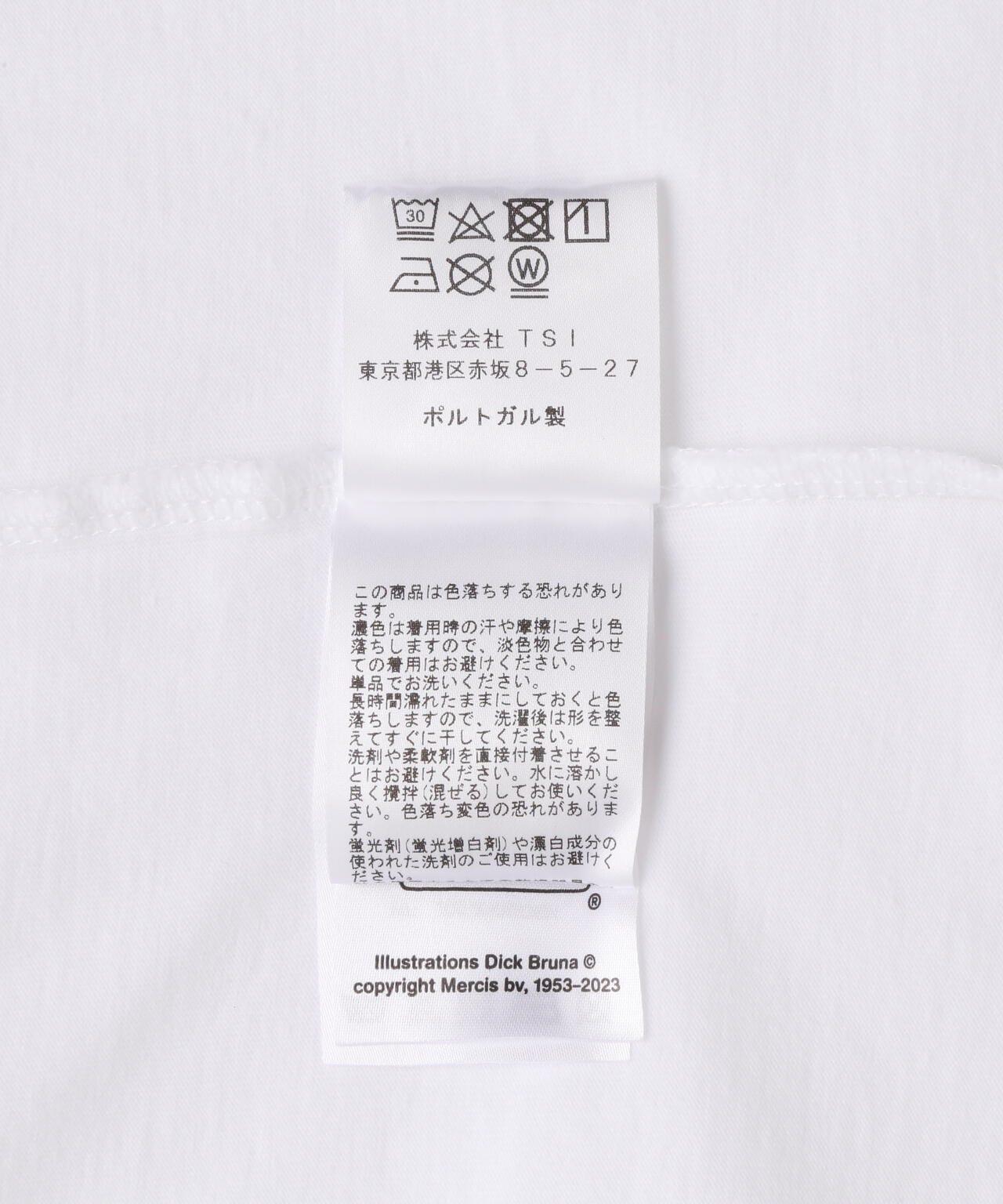 POP TRADING COMPANY/Pop & Miffy 刺繡T恤