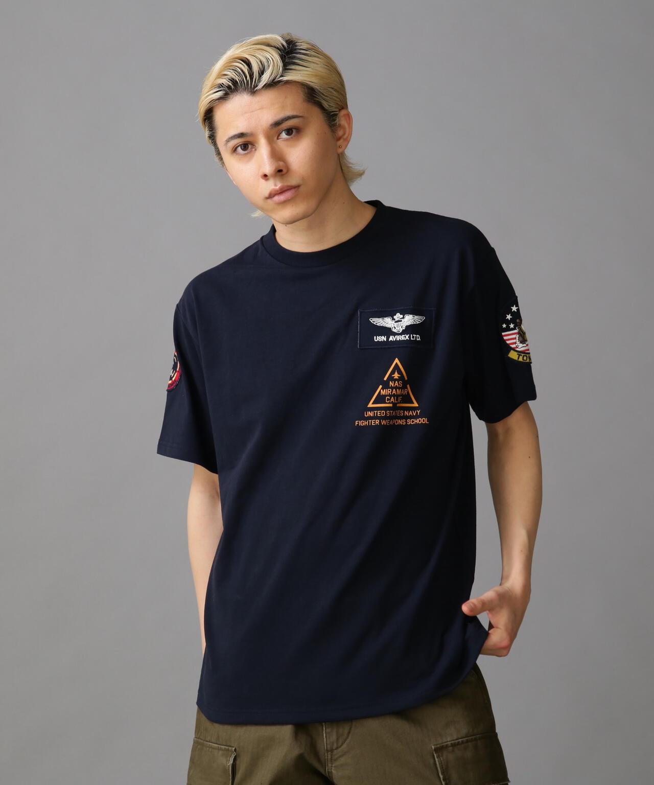 TOP GUN 貼片印花 T恤 / TOP GUN 貼片 & 印花 T恤