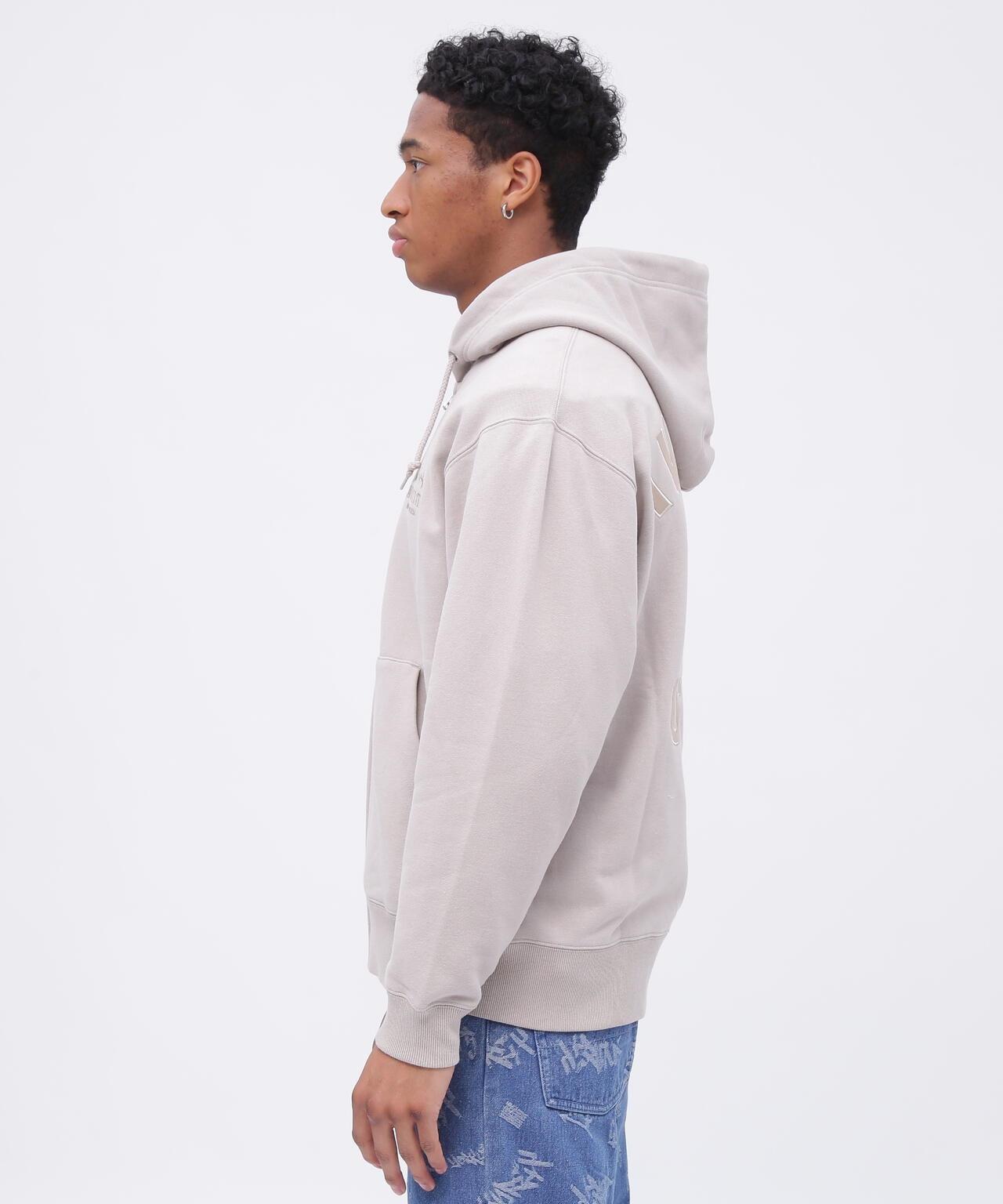 VARSITY LOGO ZIP SWEAT PARKA NYC / 高校隊標拉鍊衛衣連帽外套