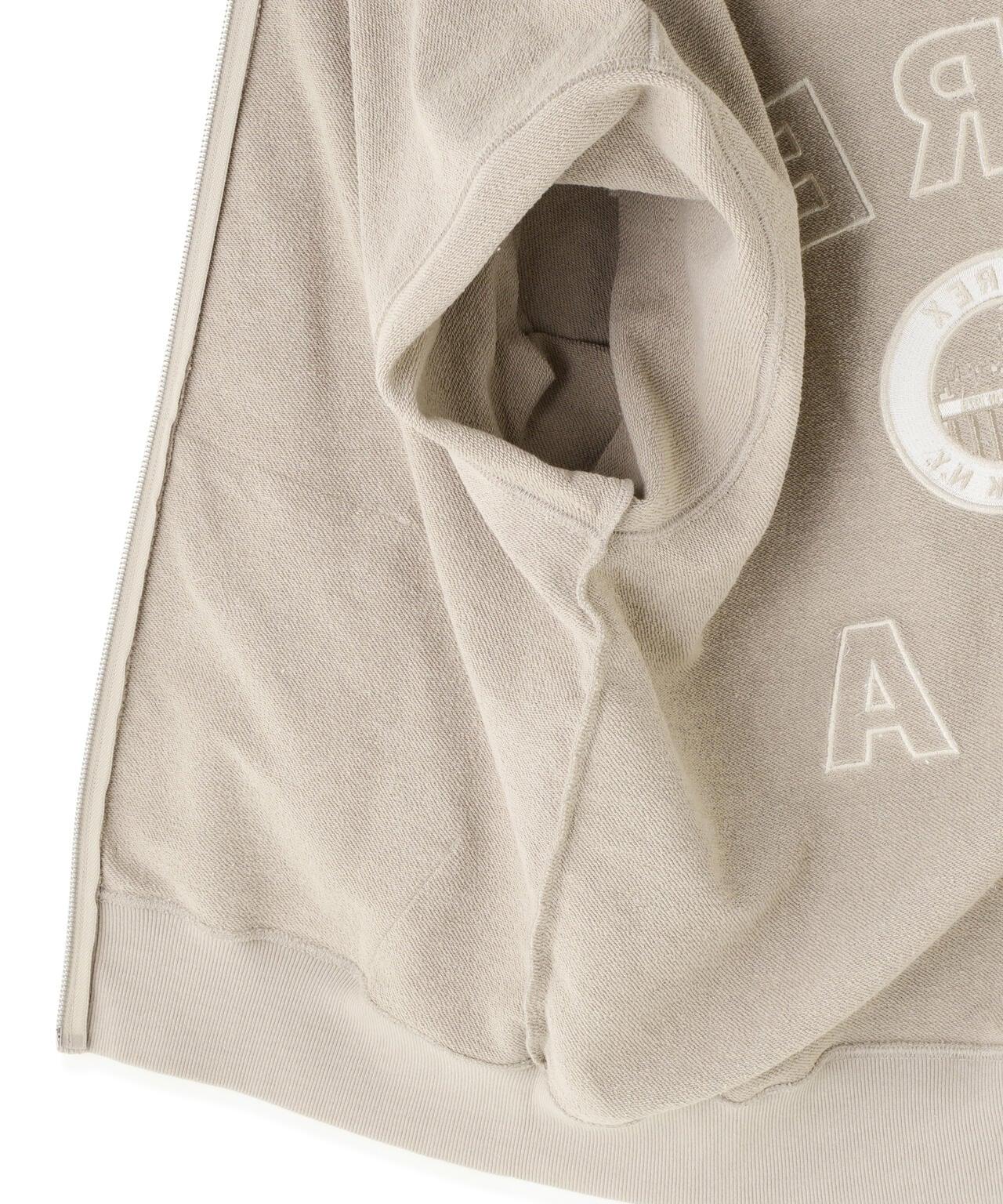 VARSITY LOGO ZIP SWEAT PARKA NYC / 高校隊標拉鍊衛衣連帽外套