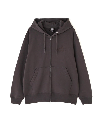 VARSITY LOGO ZIP SWEAT PARKA NYC / 高校隊標拉鍊衛衣連帽外套