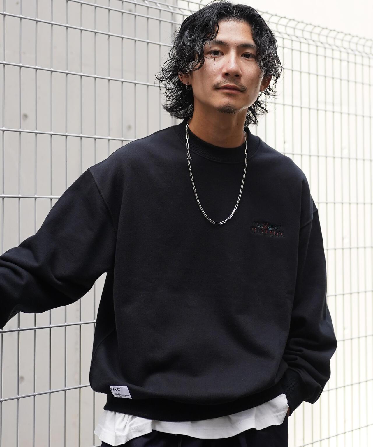 CREW領圓領衛衣 握手龍