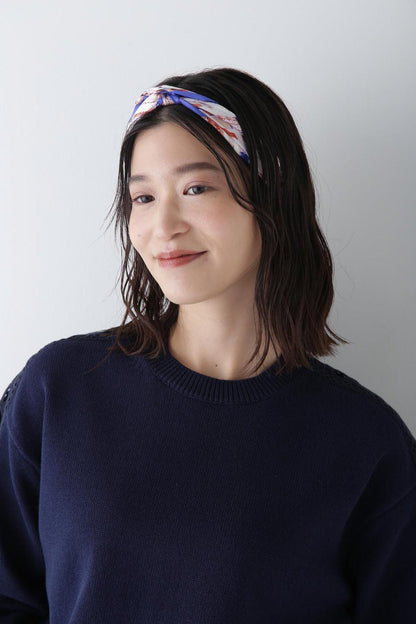 格紋絲巾