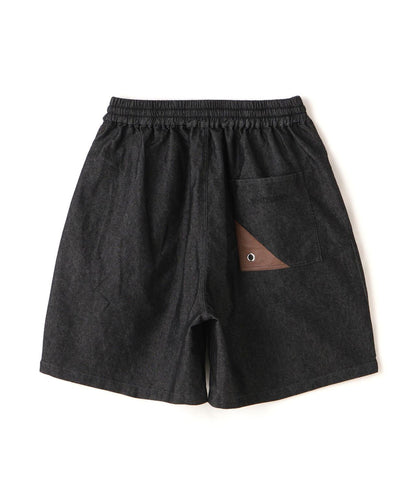 【&DEPOT限定】白色貓頭鷹牛仔短褲