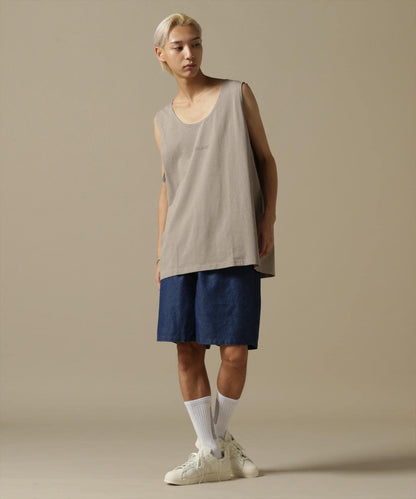 【&DEPOT限定】白色貓頭鷹牛仔短褲
