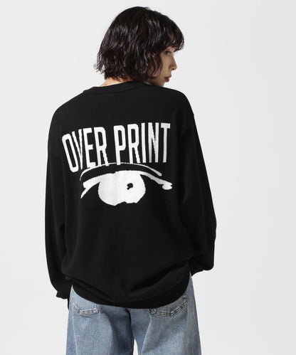 overprint/超印花/眼睛棉針織