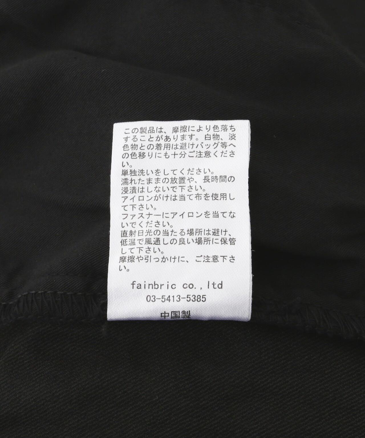 【&DEPOT限定】感謝/ST斜紋拉鍊褲