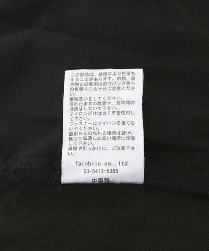 【&DEPOT限定】感謝/ST斜紋拉鍊褲
