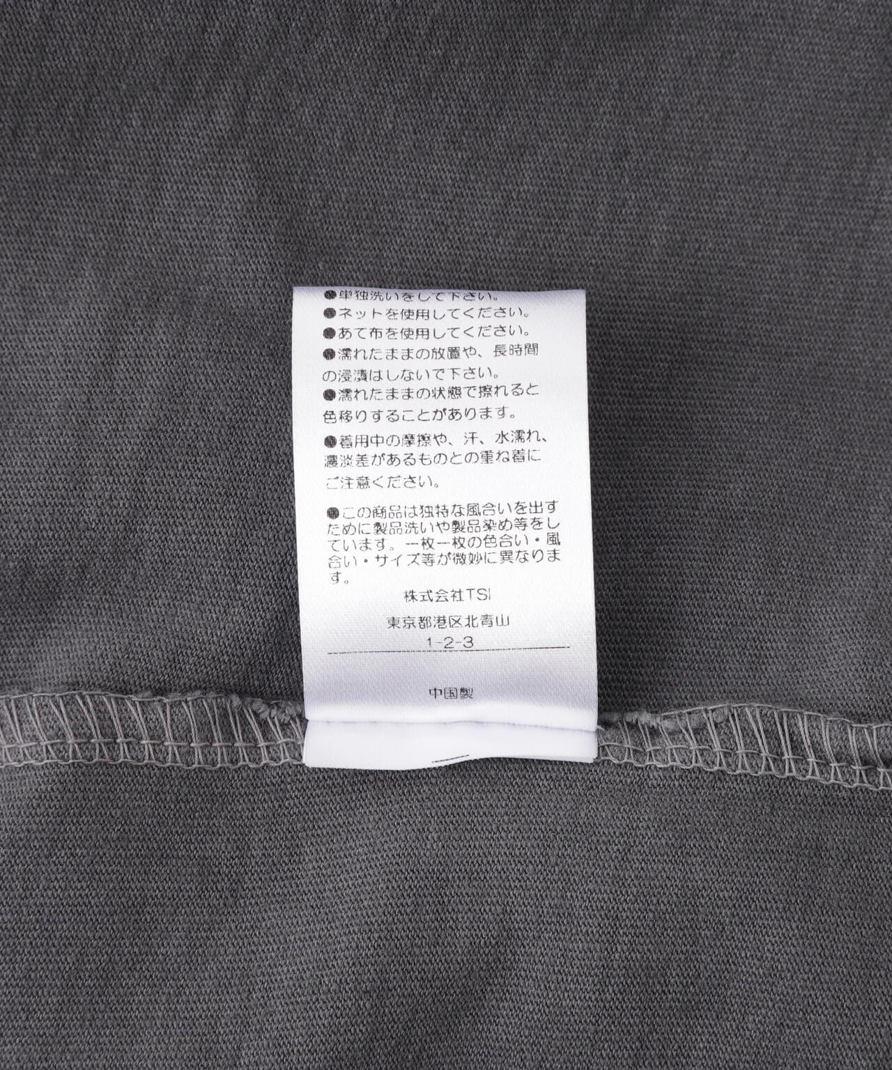 &DEPOT限定/感謝您/活性染虎紋短袖T恤