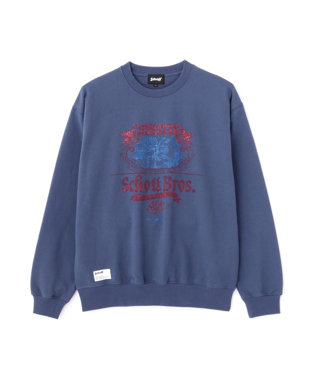 CREW SWEAT Schott FACTORY/圓領衛衣 肖特工廠