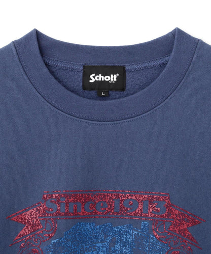CREW SWEAT Schott FACTORY/圓領衛衣 肖特工廠
