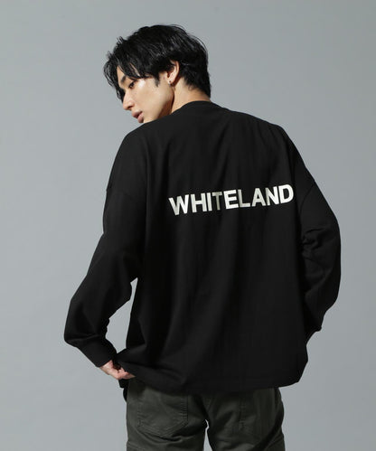 【&DEPOT限定】白色土地/LOGO圖案長袖T-shirt