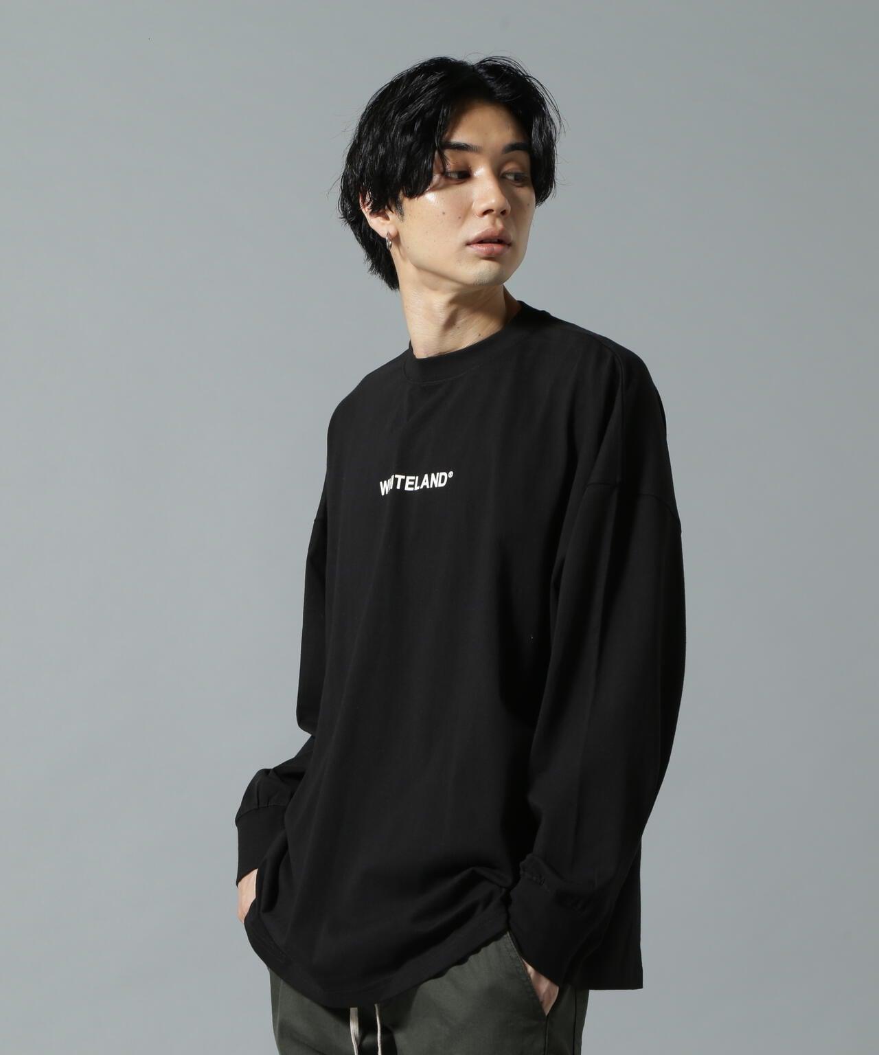 【&DEPOT限定】白色土地/LOGO圖案長袖T-shirt