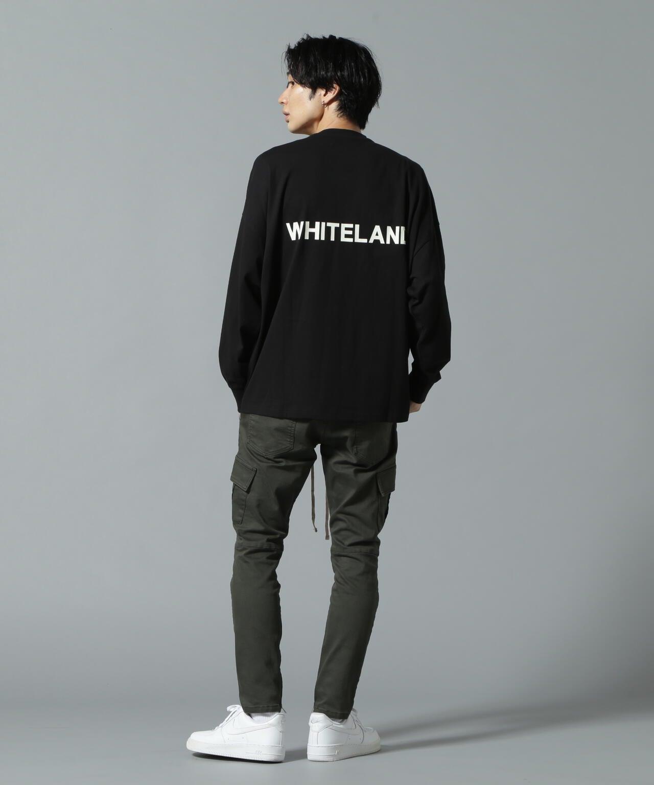 【&DEPOT限定】白色土地/LOGO圖案長袖T-shirt