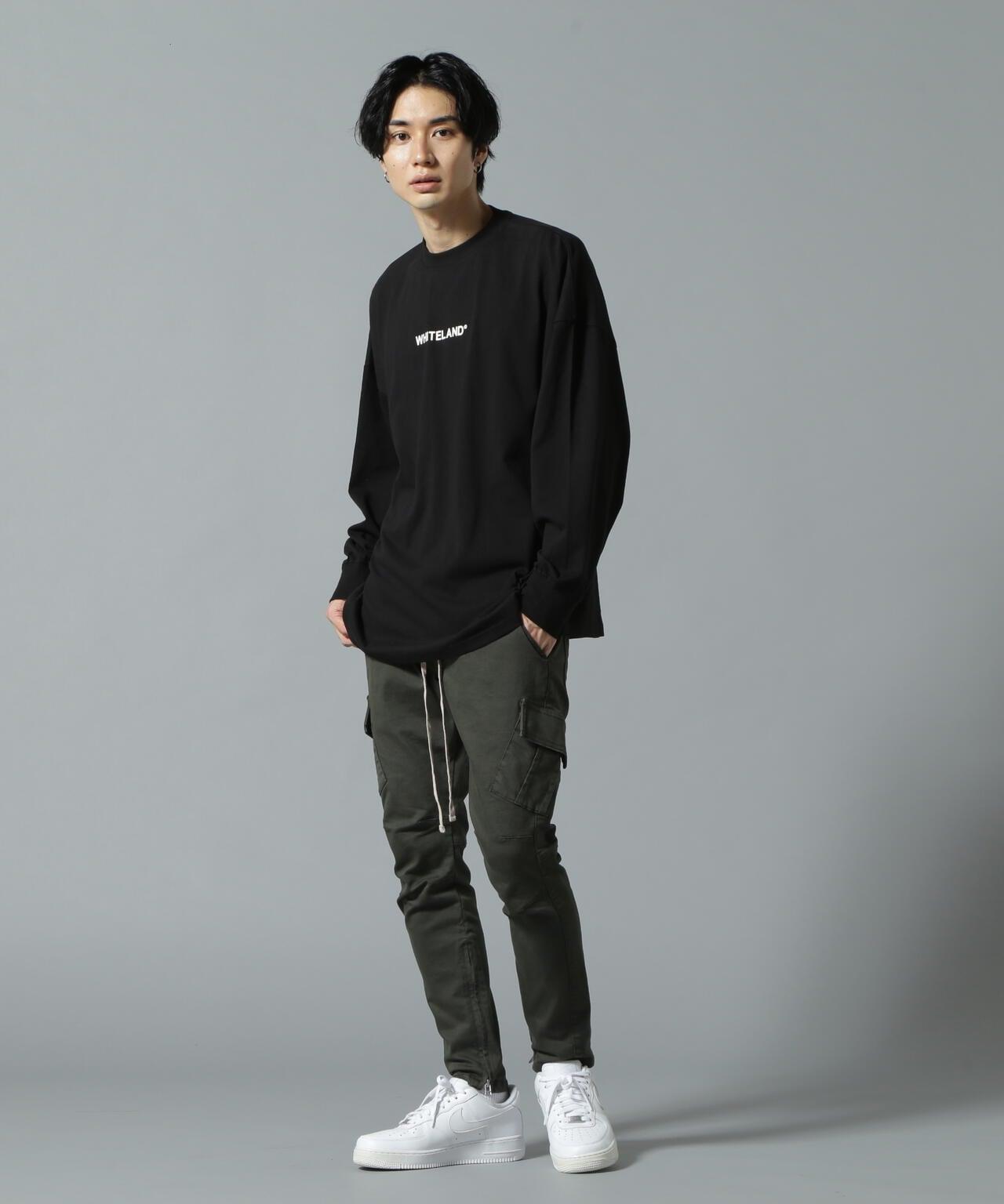 【&DEPOT限定】白色土地/LOGO圖案長袖T-shirt