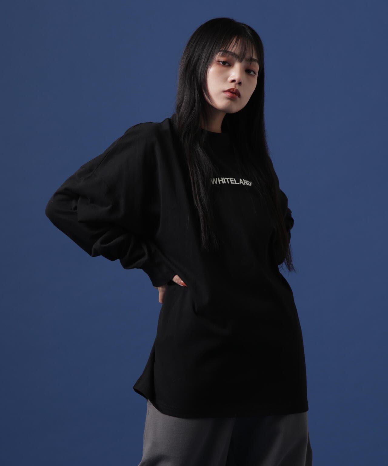 【&DEPOT限定】白色土地/LOGO圖案長袖T-shirt