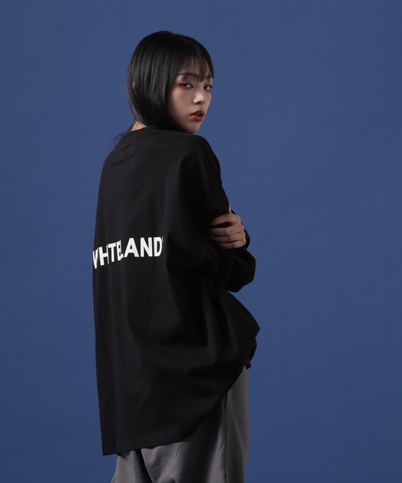 【&DEPOT限定】白色土地/LOGO圖案長袖T-shirt