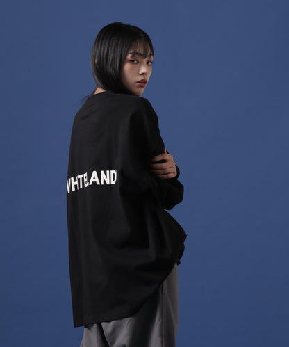 【&DEPOT限定】白色土地/LOGO圖案長袖T-shirt
