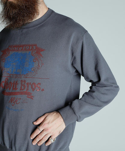 CREW SWEAT Schott FACTORY/圓領衛衣 肖特工廠