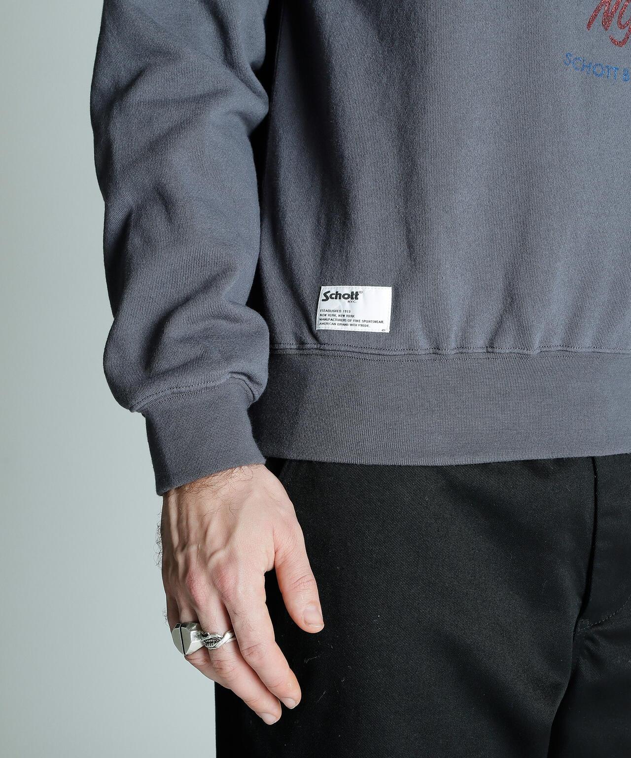 CREW SWEAT Schott FACTORY/圓領衛衣 肖特工廠