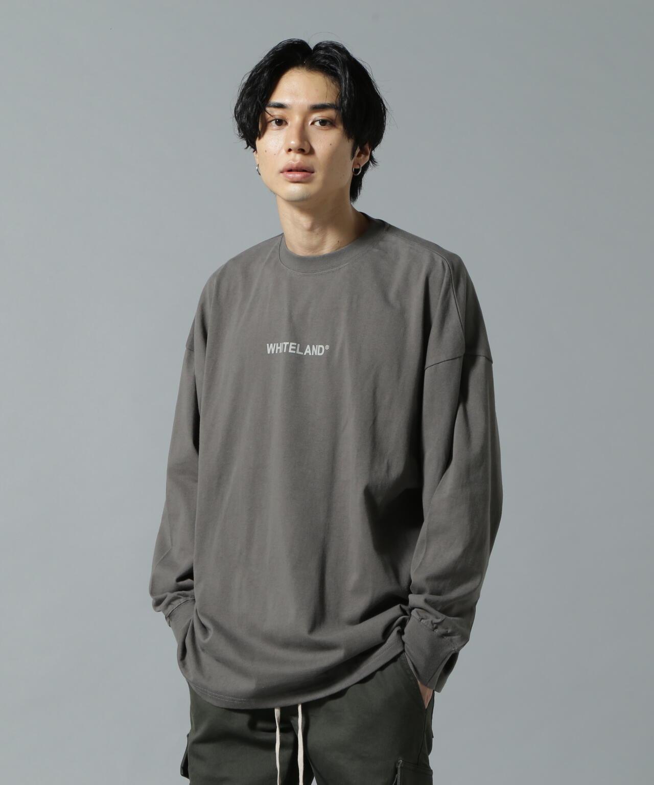 【&DEPOT限定】白色土地/LOGO圖案長袖T-shirt