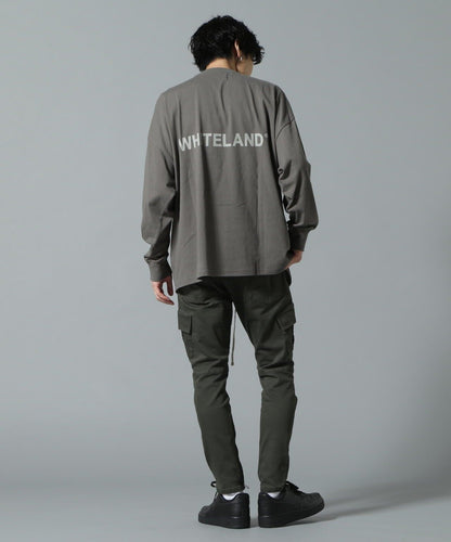 【&DEPOT限定】白色土地/LOGO圖案長袖T-shirt