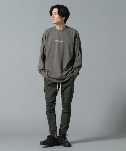 【&DEPOT限定】白色土地/LOGO圖案長袖T-shirt