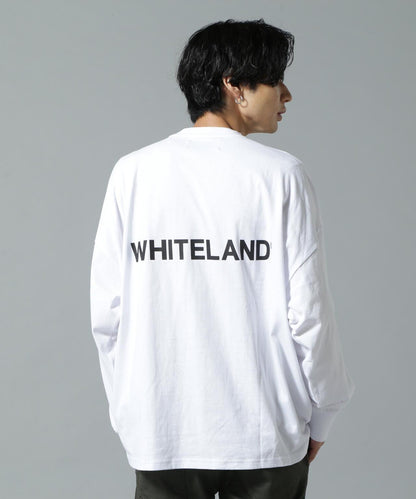 【&DEPOT限定】白色土地/LOGO圖案長袖T-shirt