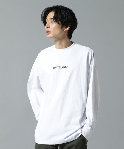 【&DEPOT限定】白色土地/LOGO圖案長袖T-shirt