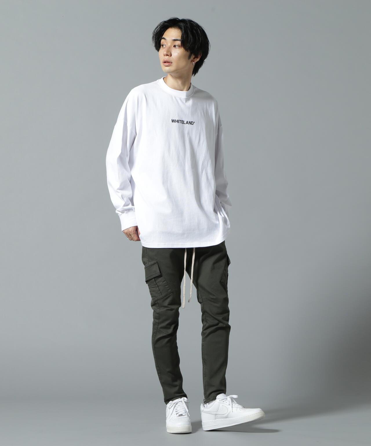 【&DEPOT限定】白色土地/LOGO圖案長袖T-shirt