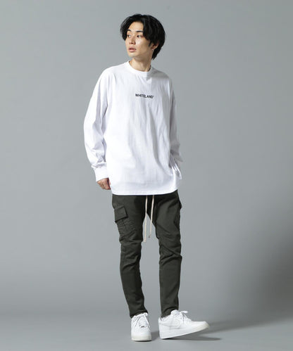 【&DEPOT限定】白色土地/LOGO圖案長袖T-shirt
