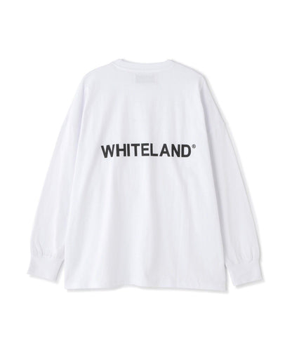 【&DEPOT限定】白色土地/LOGO圖案長袖T-shirt
