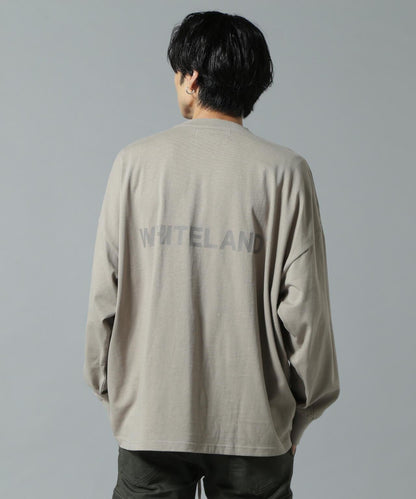 【&DEPOT限定】白色土地/LOGO圖案長袖T-shirt