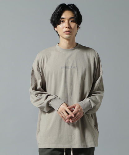 【&DEPOT限定】白色土地/LOGO圖案長袖T-shirt