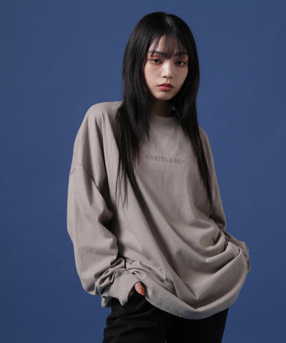 【&DEPOT限定】白色土地/LOGO圖案長袖T-shirt